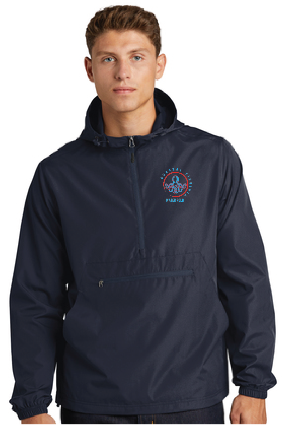 Packable Anorak / Navy / Coastal Virginia Water Polo