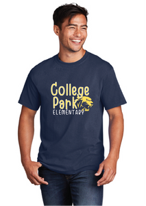 Core Cotton Tee (Youth & Adult) / Navy / College Park Elementary
