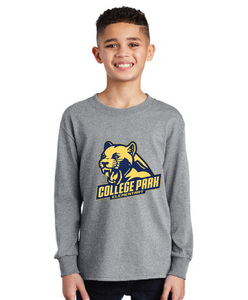 Long Sleeve Core Cotton Tee (Youth & Adult) / Ash / College Park Elementary
