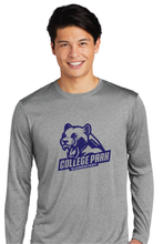 Long Sleeve Heather Contender Tee / Heather Grey / College Park Elementary School