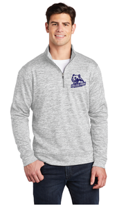 Electric Heather Fleece 1/4-Zip Pullover / Silver Electric / College Park Elementary School Staff