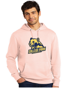 District Script Fleece Hoody (Youth & Adult) / Pink / College Park Elementary