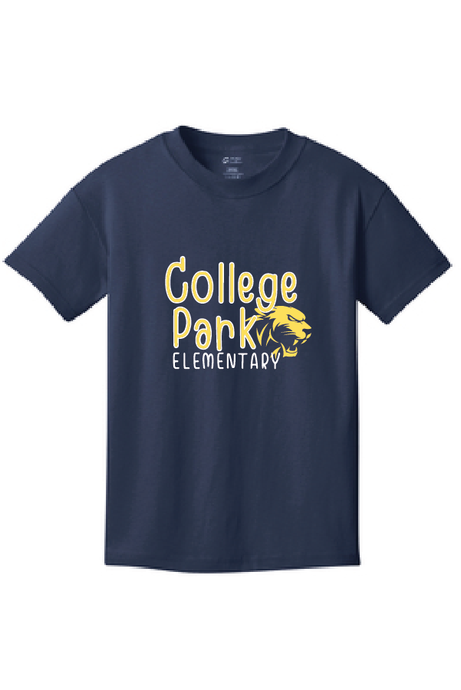 Core Cotton Tee (Youth & Adult) / Navy / College Park Elementary