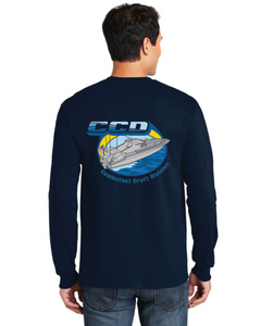 Ultra Cotton Long Sleeve T-Shirt / Navy / Combatant Craft Division