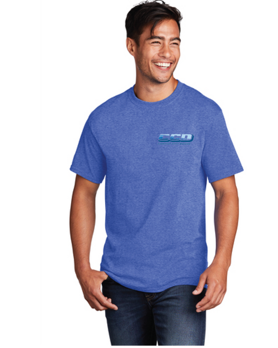 Core Cotton Tee / Heather Royal / Combatant Craft Division