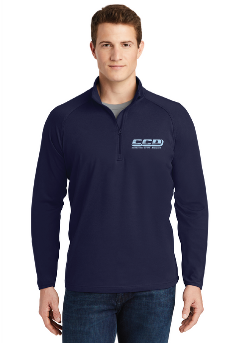 Athletic Stretch 1/2-Zip Pullover / Navy / Combatant Craft Division