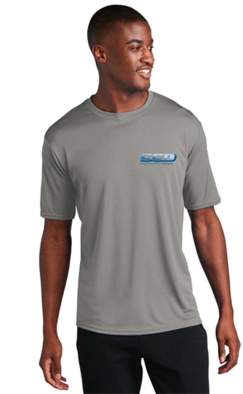 Performance Tee / Silver / Combatant Craft Division