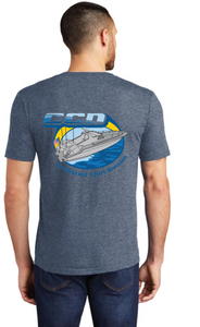 Perfect Triblend Tee / Heather Navy / Combatant Craft Division