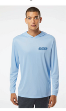 Performance UPF 50+ Hooded Long Sleeve T-Shirt / Blue Mist / Combatant Craft Division