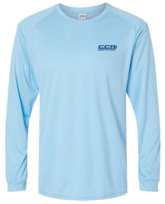 Performance UPF 50+Long Sleeve T-Shirt / Blue Mist / Combatant Craft Division