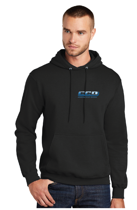 Core Fleece Pullover Hooded Sweatshirt / Black / Combatant Craft Division