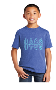 Core Cotton Tee (Youth & Adult) / Heather Royal / Cooke Elementary School