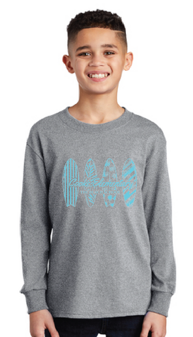 Long Sleeve Core Cotton Tee (Youth & Adult) / Ash / Cooke Elementary School