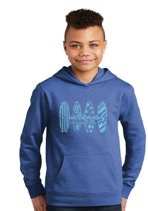 Fleece Hoodie (Youth & Adult) / Royal / Cooke Elementary School