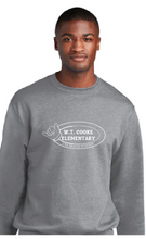 Fleece Crewneck Sweatshirt (Youth & Adult) / Athletic Heather / Cooke Elementary School