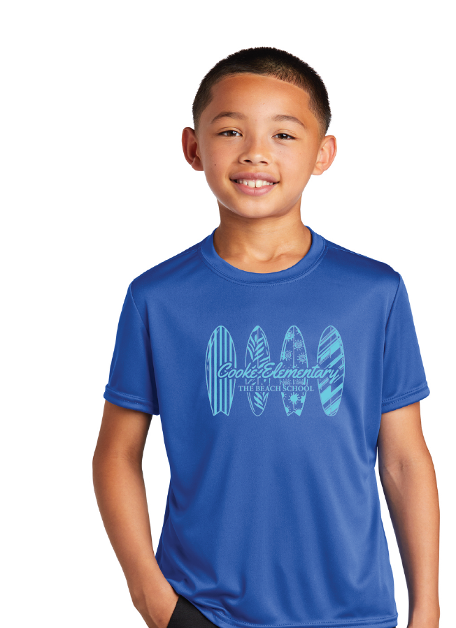 Performance Tee (Youth & Adult) / Royal / Cooke Elementary School