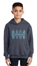 Core Fleece Pullover Hooded Sweatshirt (Youth & Adult) / Heather Navy / Cooke Elementary School