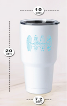 30oz Stainless Steel Tumbler / White / Cooke Elementary School