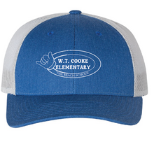 Low Pro Trucker Cap / Heather Royal/ Silver / Cooke Elementary School