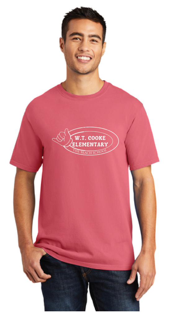 Garment-Dyed Tee / Fruit Punch / Cooke Elementary School