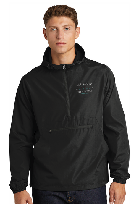 Packable Anorak / Black / Cooke Elementary School Staff