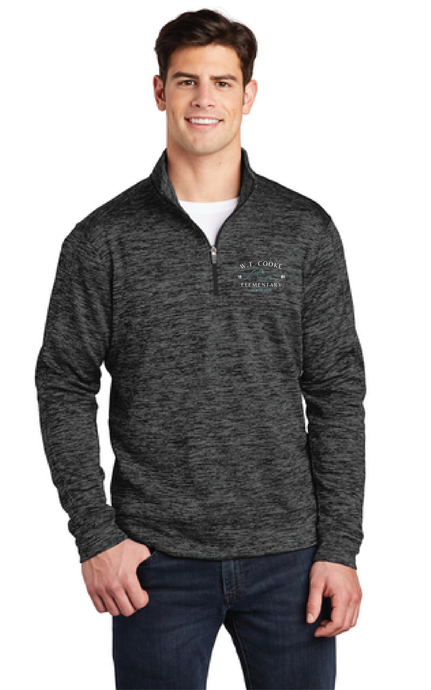 1/4 Zip Pullover / Black Electric / Cooke Elementary School Staff