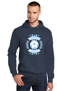 Fleece Pullover Hooded Sweatshirt / Navy / Corporate Landing Middle School Boys Soccer
