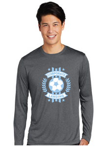 Long Sleeve Heather Contender Tee / Graphite / Corporate Landing Middle School Boys Soccer