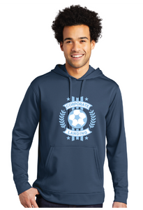 Performance Fleece Hooded Sweatshirt / Navy / Corporate Landing Middle School Boys Soccer