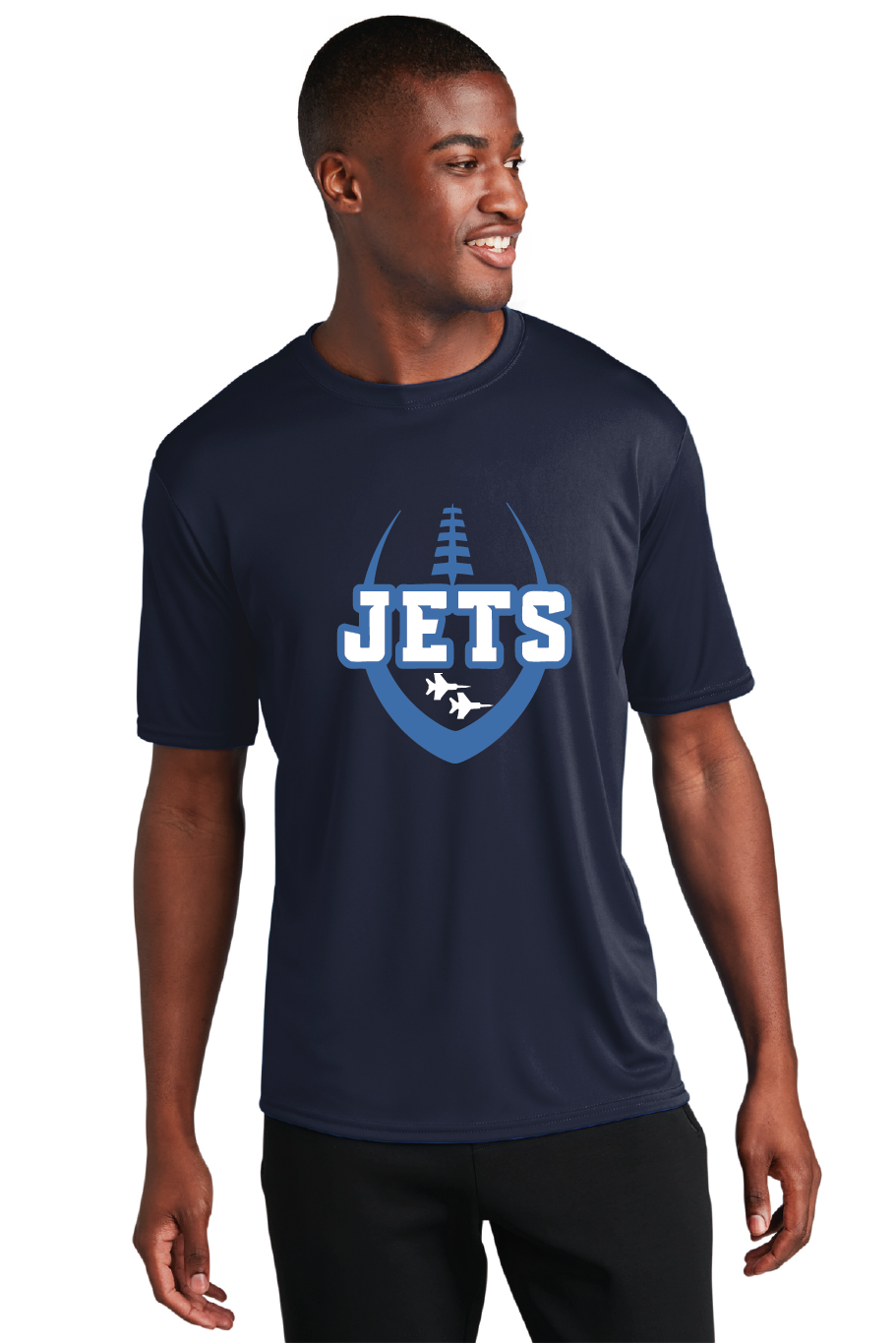 Performance Tee / Navy / Corporate Landing Middle School Football