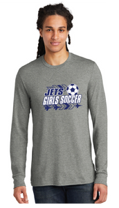 Perfect Tri Long Sleeve Tee / Grey Frost / Corporate Landing Middle School Girls Soccer