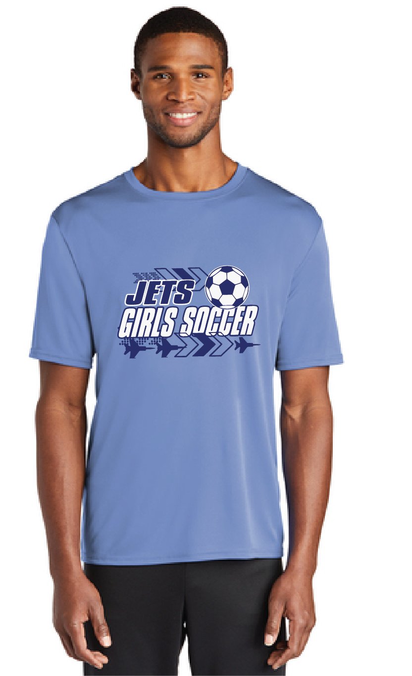 Performance Tee / Neon Pink / Corporate Landing Middle School Girls Soccer