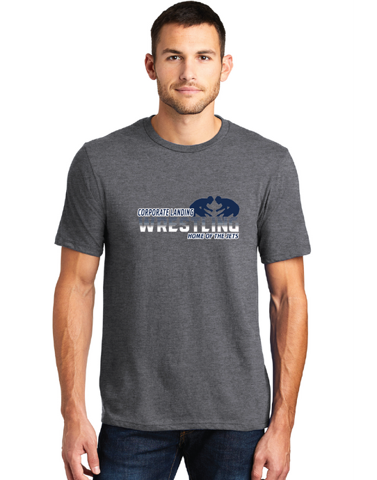 Softstyle Tee / Heathered Charcoal / Corporate Landing Middle School Wrestling