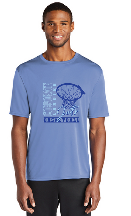 Performance Tee / Carolina Blue / Corporate Landing Middle School Boys Basketball