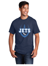 Core Cotton Tee / Navy / Corporate Landing Middle School Football