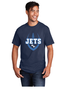 Core Cotton Tee / Navy / Corporate Landing Middle School Football