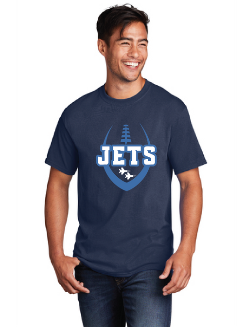 Core Cotton Tee / Navy / Corporate Landing Middle School Football