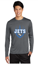 Long Sleeve Heather Contender Tee / Graphite / Corporate Landing Middle School Football