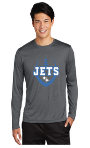 Long Sleeve Heather Contender Tee / Graphite / Corporate Landing Middle School Football