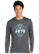 Long Sleeve Heather Contender Tee / Graphite / Corporate Landing Middle School Girls Basketball