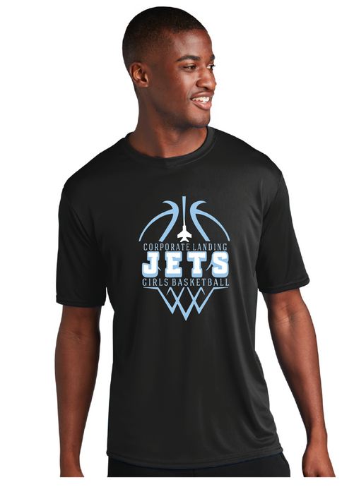 Performance Tee / Black / Corporate Landing Middle School Girls Basketball