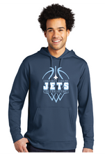 Performance Fleece Hooded Sweatshirt / Navy / Corporate Landing Middle School Girls Basketball