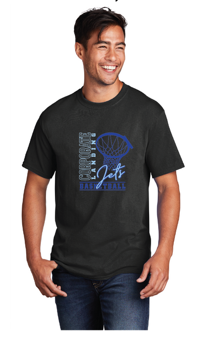 Core Cotton Tee / Black / Corporate Landing Middle School Boys Basketball