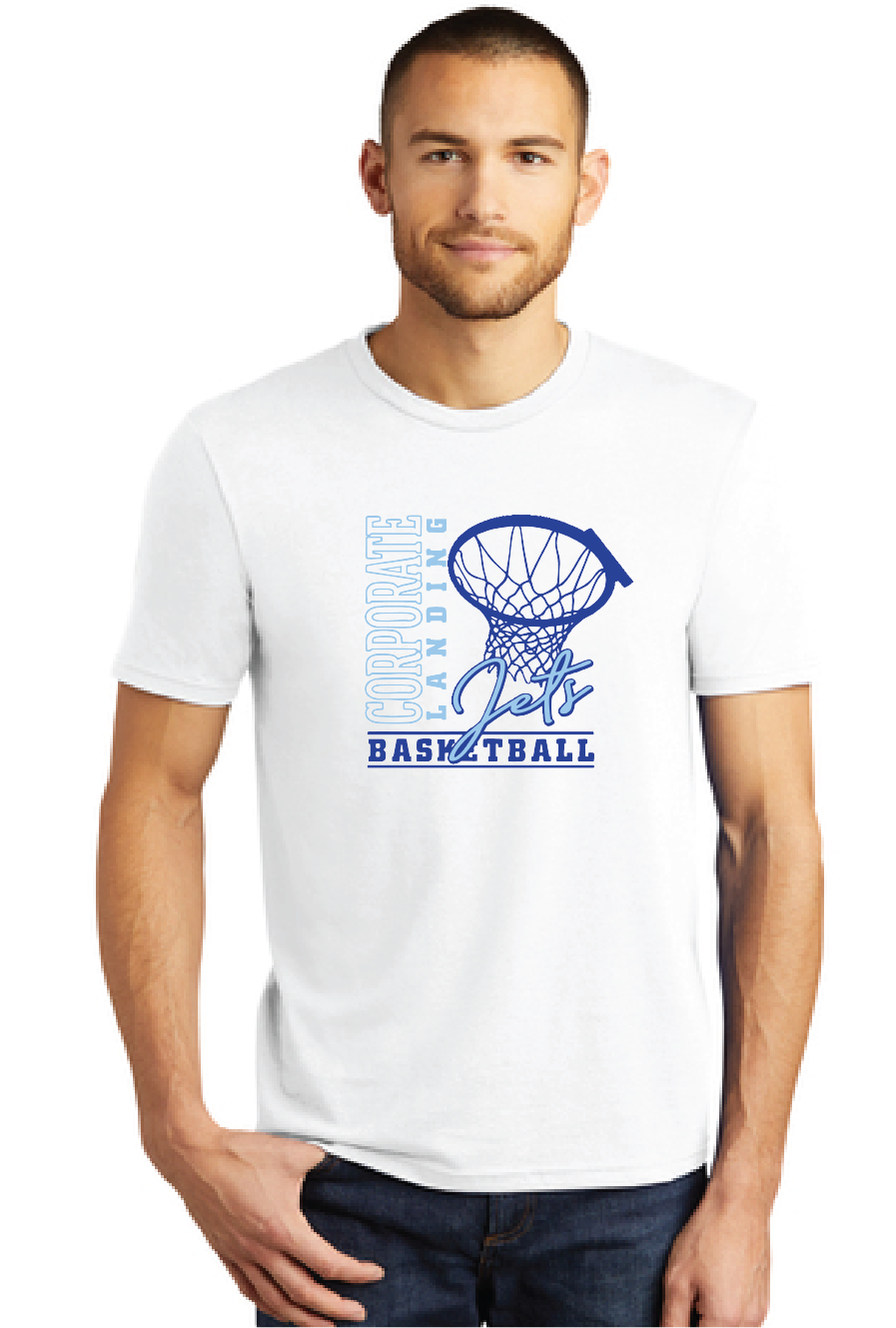 Very Important Tee / White / Corporate Landing Middle School Boys Basketball