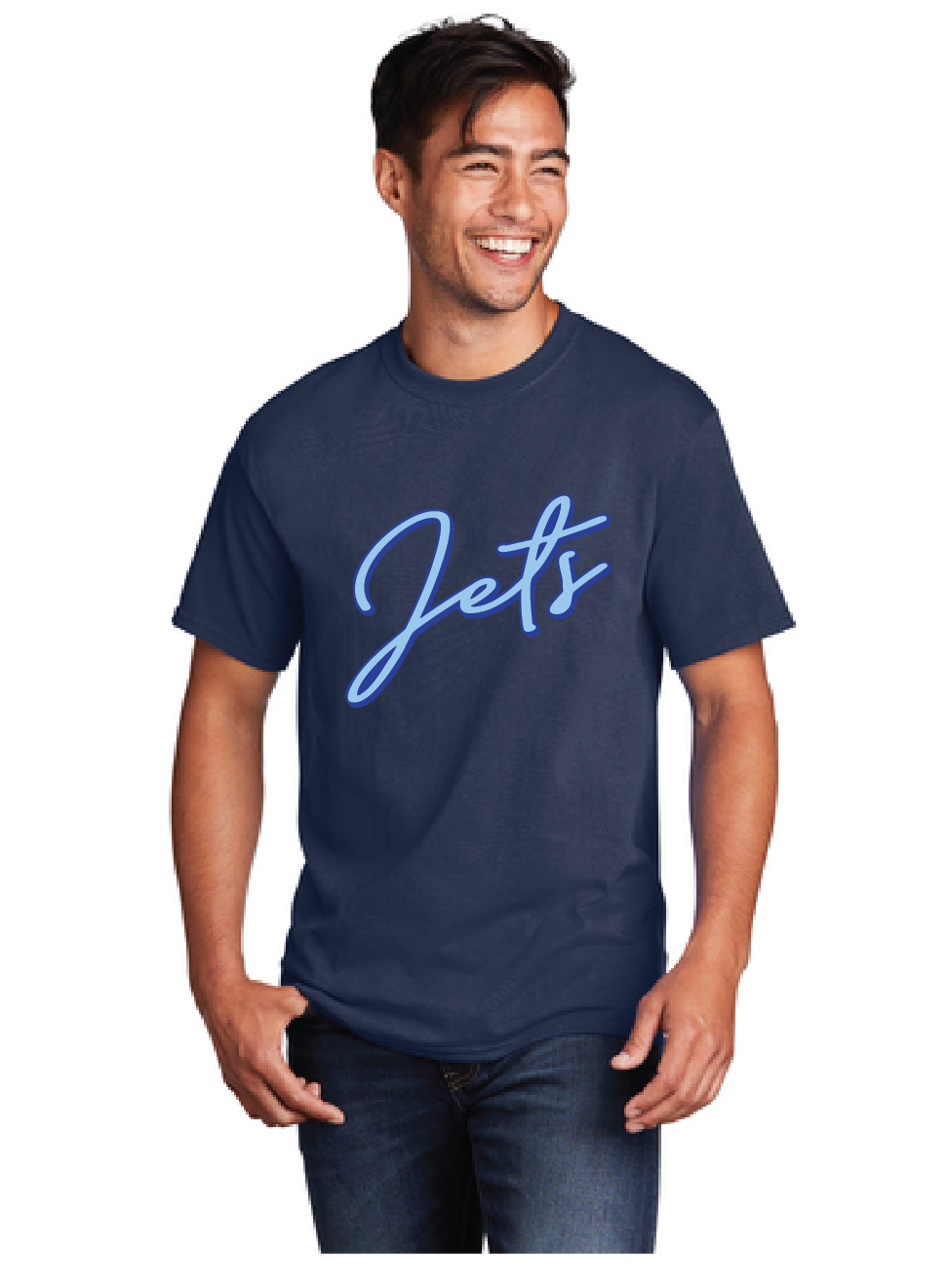 Core Cotton Tee / Navy / Corporate Landing Middle School Girls Staff