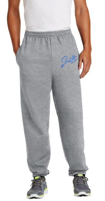 Essential Fleece Sweatpant with Pockets / Athletic Heather / Corporate Landing Middle School Girls Staff