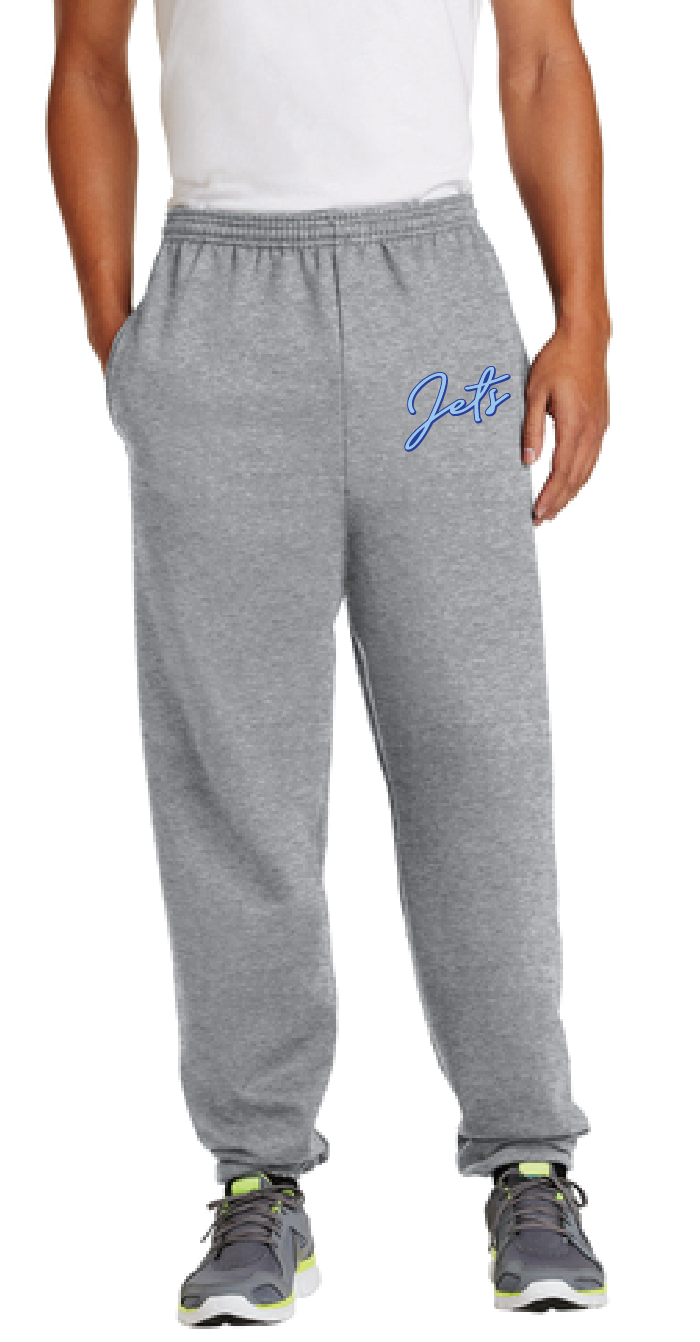Essential Fleece Sweatpant with Pockets / Athletic Heather / Corporate Landing Middle School Girls Staff