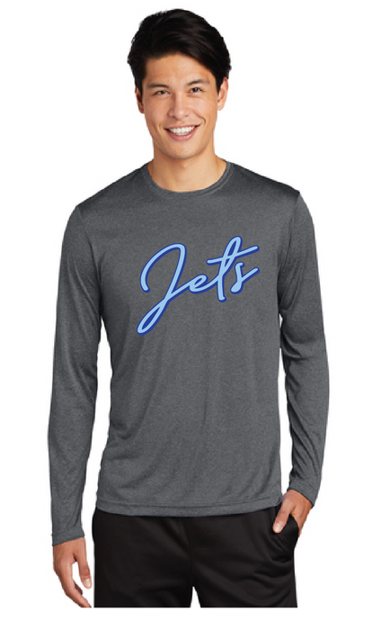 Long Sleeve Heather Contender Tee / Graphite / Corporate Landing Middle School Girls Staff