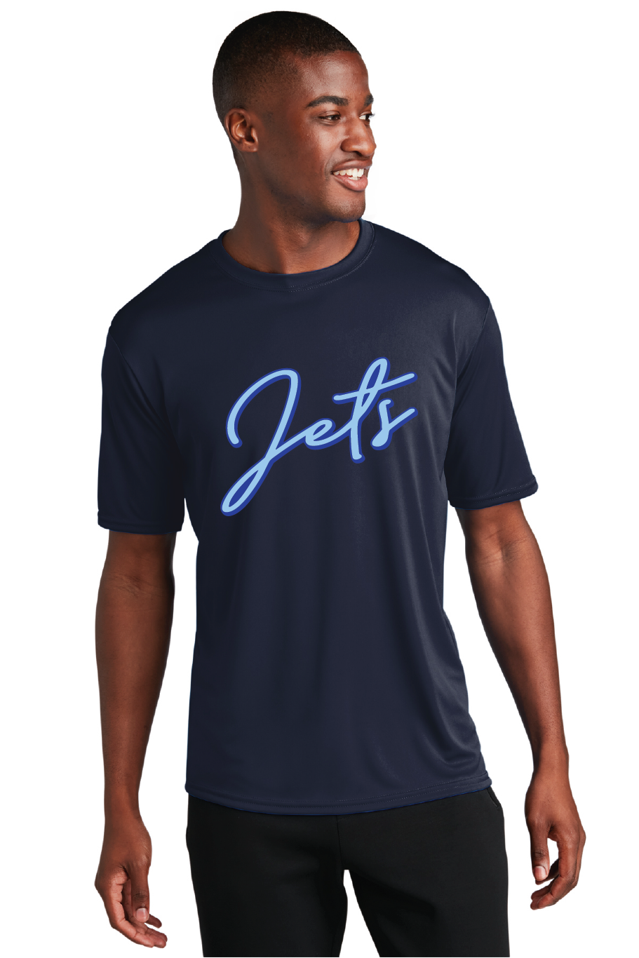 Performance Tee / Navy / Corporate Landing Middle School Girls Staff