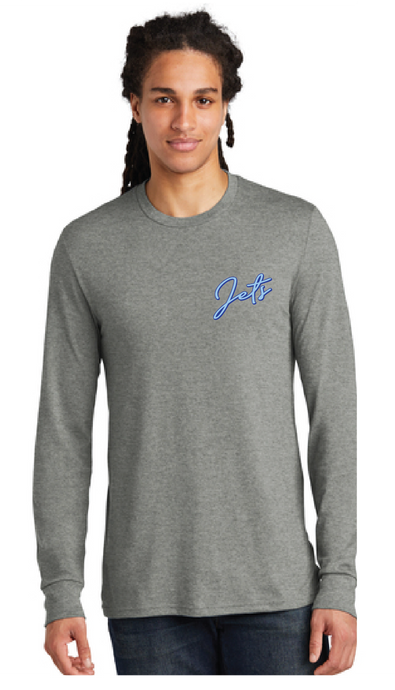 Perfect Tri Long Sleeve Tee / Grey Frost / Corporate Landing Middle School Boys Basketball